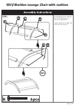 Preview for 4 page of Courtyard Casual Sheldon 5531 Product Instructions