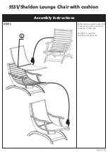 Preview for 8 page of Courtyard Casual Sheldon 5531 Product Instructions