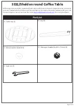 Preview for 3 page of Courtyard Casual Sheldon 5532 Manual