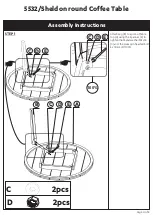 Preview for 4 page of Courtyard Casual Sheldon 5532 Manual