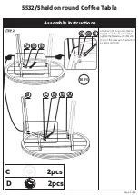 Preview for 5 page of Courtyard Casual Sheldon 5532 Manual