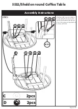 Preview for 6 page of Courtyard Casual Sheldon 5532 Manual