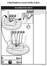 Preview for 7 page of Courtyard Casual Sheldon 5532 Manual