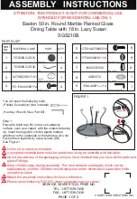 Courtyard Creations Easton Assembly Instructions предпросмотр