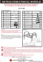 Preview for 3 page of Courtyard Creations KFS1389 Assembly Instructions