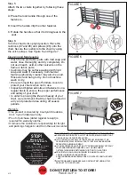 Предварительный просмотр 3 страницы Courtyard Creations KFS562F Assembly Instructions Manual