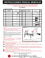 Предварительный просмотр 4 страницы Courtyard Creations KFS562F Assembly Instructions Manual