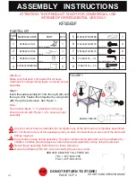 Courtyard Creations KFS563F Assembly Instructions предпросмотр