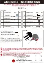 Courtyard Creations KLS521K-WM Assembly Instructions preview