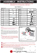 Courtyard Creations KLS780W-WM Assembly Instructions предпросмотр