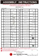 Courtyard Creations KSS100V-WM Assembly Instructions preview