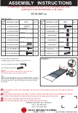 Courtyard Creations KTS136P-WM Assembly Instructions preview