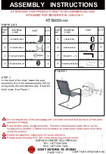 Courtyard Creations KTS6055-WM Assembly Instructions preview