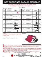 Предварительный просмотр 3 страницы Courtyard Creations KTS605G Assembly Instructions