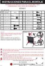 Предварительный просмотр 4 страницы Courtyard Creations KTS6917 Assembly Instructions Manual