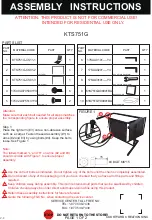 Courtyard Creations KTS751G Assembly Instructions предпросмотр