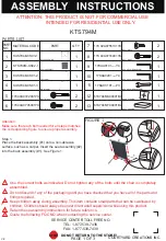 Preview for 1 page of Courtyard Creations KTS794M Assembly Instructions Manual