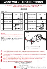 Courtyard Creations KTS794T Assembly Instructions preview