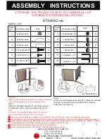Courtyard Creations KTS816C-WM Assembly Instructions preview