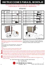 Предварительный просмотр 3 страницы Courtyard Creations KTS816C Assembly Instructions