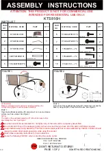 Courtyard Creations KTS816H Assembly Instructions preview