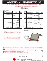 Courtyard Creations KTS855A-WM Assembly Instructions предпросмотр