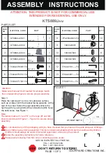 Предварительный просмотр 1 страницы Courtyard Creations KTS889J-WM Assembly Instructions