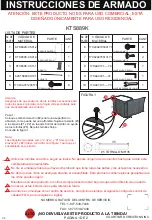 Предварительный просмотр 3 страницы Courtyard Creations KTS889K Assembly Instructions