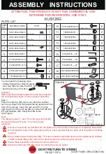 Courtyard Creations KUS128G Assembly Instructions preview