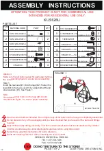 Preview for 1 page of Courtyard Creations KUS128U Assembly Instructions