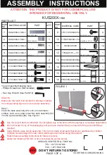 Preview for 1 page of Courtyard Creations KUS200X-WM Assembly Instructions