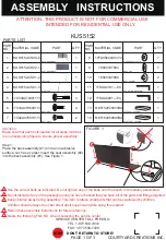 Предварительный просмотр 1 страницы Courtyard Creations KUS5152 Assembly Instructions