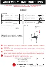 Courtyard Creations KUS530J Assembly Instructions preview