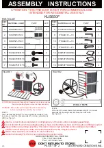 Courtyard Creations KUS850F Assembly Instructions предпросмотр