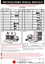 Предварительный просмотр 3 страницы Courtyard Creations KUS850F Assembly Instructions