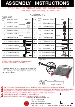 Предварительный просмотр 1 страницы Courtyard Creations KUS897C-WM Assembly Instructions