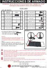 Предварительный просмотр 3 страницы Courtyard Creations KVS134W Assembly Instructions