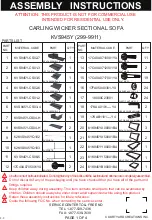 Courtyard Creations KVS945Y 299-9911 Assembly Instructions preview