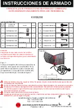 Предварительный просмотр 3 страницы Courtyard Creations KWS6298 Assembly Instructions