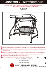 Courtyard Creations RLS409W Assembly Instructions Manual preview