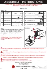 Предварительный просмотр 1 страницы Courtyard Creations RTS009P Assembly Instructions