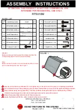 Courtyard Creations RTS018M Assembly Instructions Manual предпросмотр