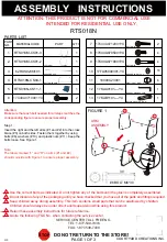 Courtyard Creations RTS018N Assembly Instructions Manual preview