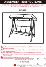 Courtyard Creations RTS422E Assembly Instructions Manual предпросмотр