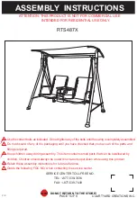 Courtyard Creations RTS487X Assembly Instructions Manual preview