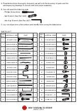 Preview for 2 page of Courtyard Creations RTS493F-WM Assembly Instructions Manual