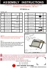 Courtyard Creations RTS855A Assembly Instructions preview