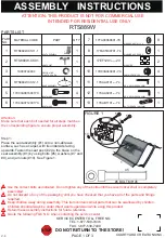 Courtyard Creations RTS889W Assembly Instructions Manual предпросмотр