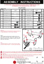 Preview for 1 page of Courtyard Creations RUS0236 Assembly Instructions