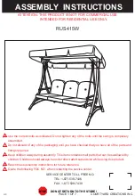 Courtyard Creations RUS415W Assembly Instructions Manual предпросмотр